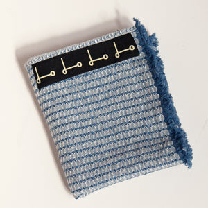 Open the image in the slideshow, MINI CRADLE BLANKETS 100% LINEN

